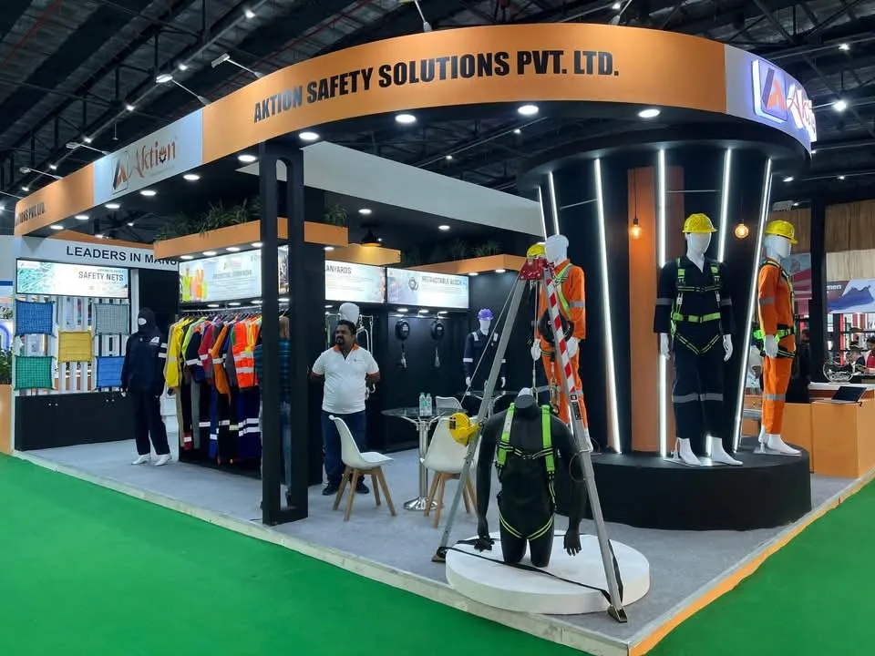 Aktion Safety exhibition stall