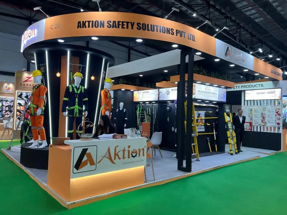 Aktion Safety exhibition stall — view 3