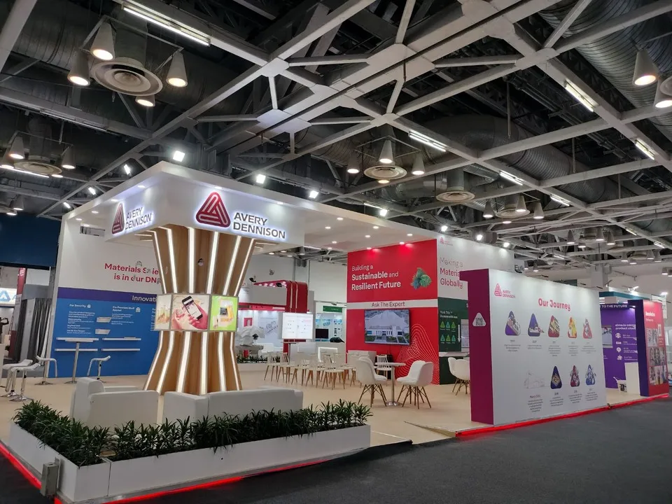 Avery Dennison exhibition stall — view 3