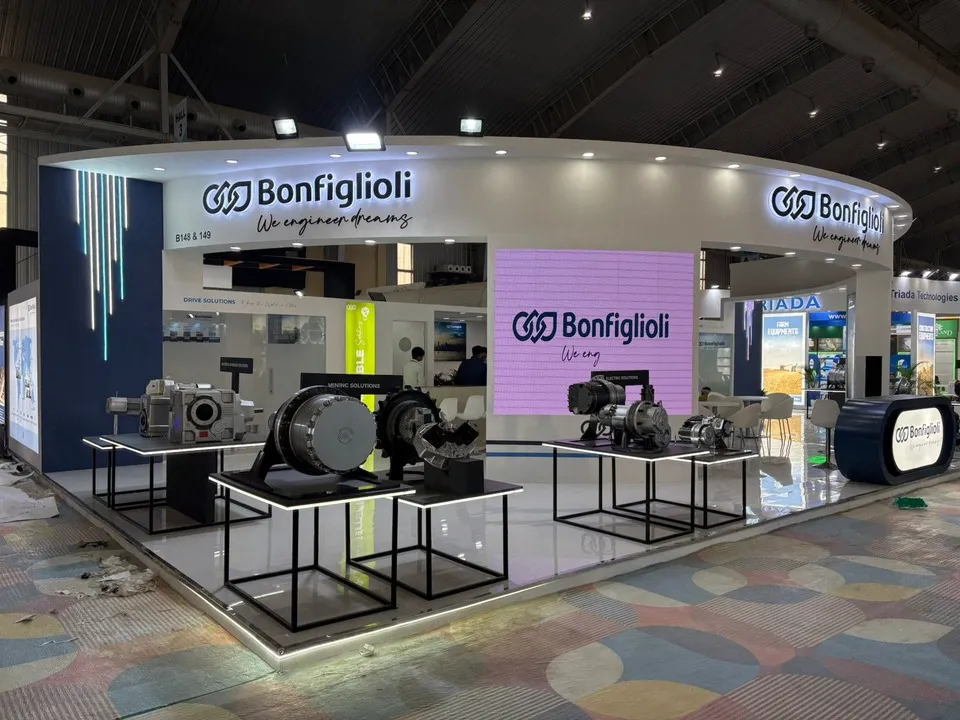 Bonfiglioli exhibition stall