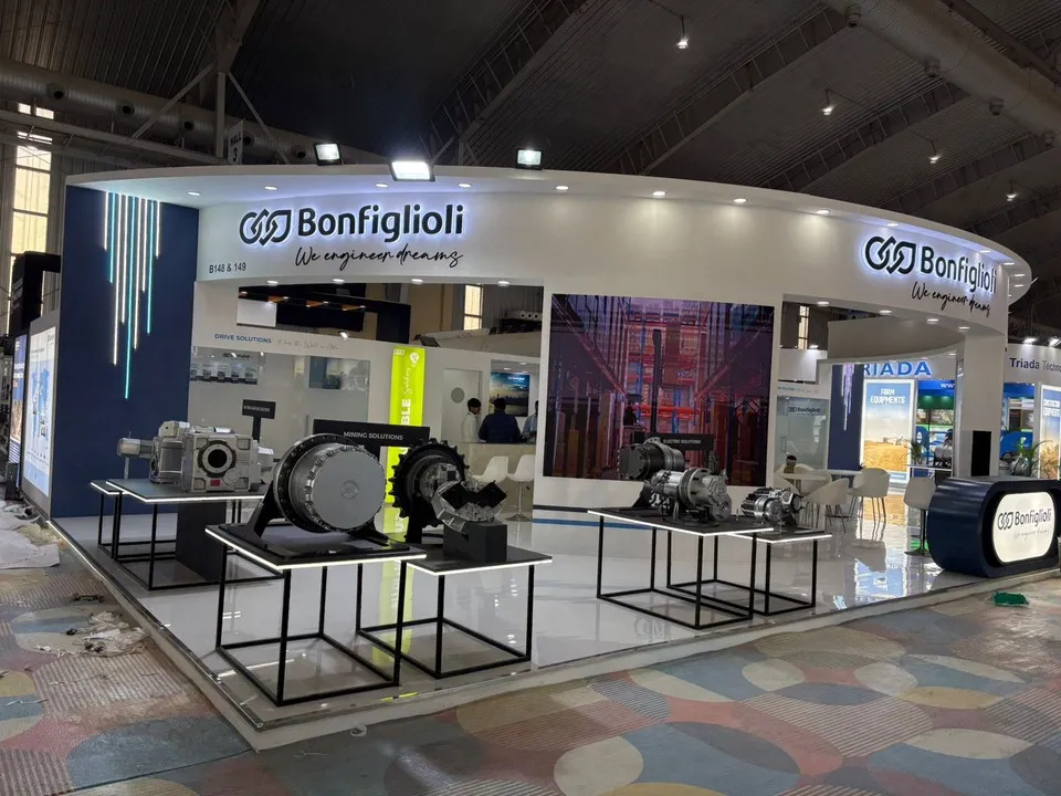 Bonfiglioli exhibition stall — view 2