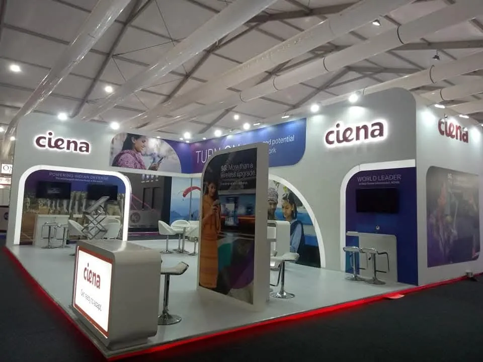Ciena India exhibition stall