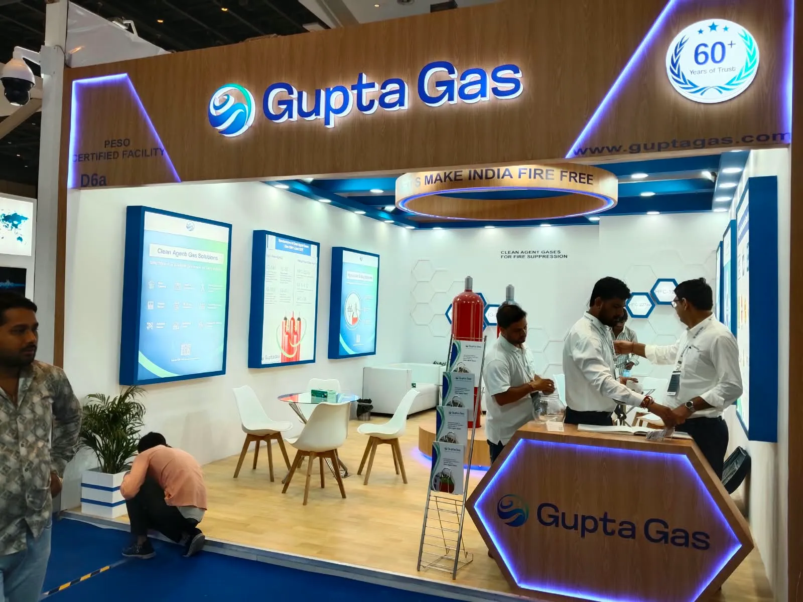 Gupta Gas exhibition stall at FSIE 2026
