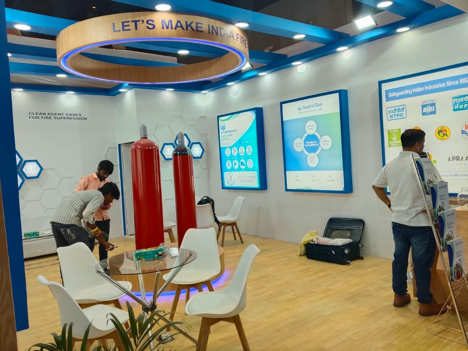 Gupta Gas exhibition stall — view 2