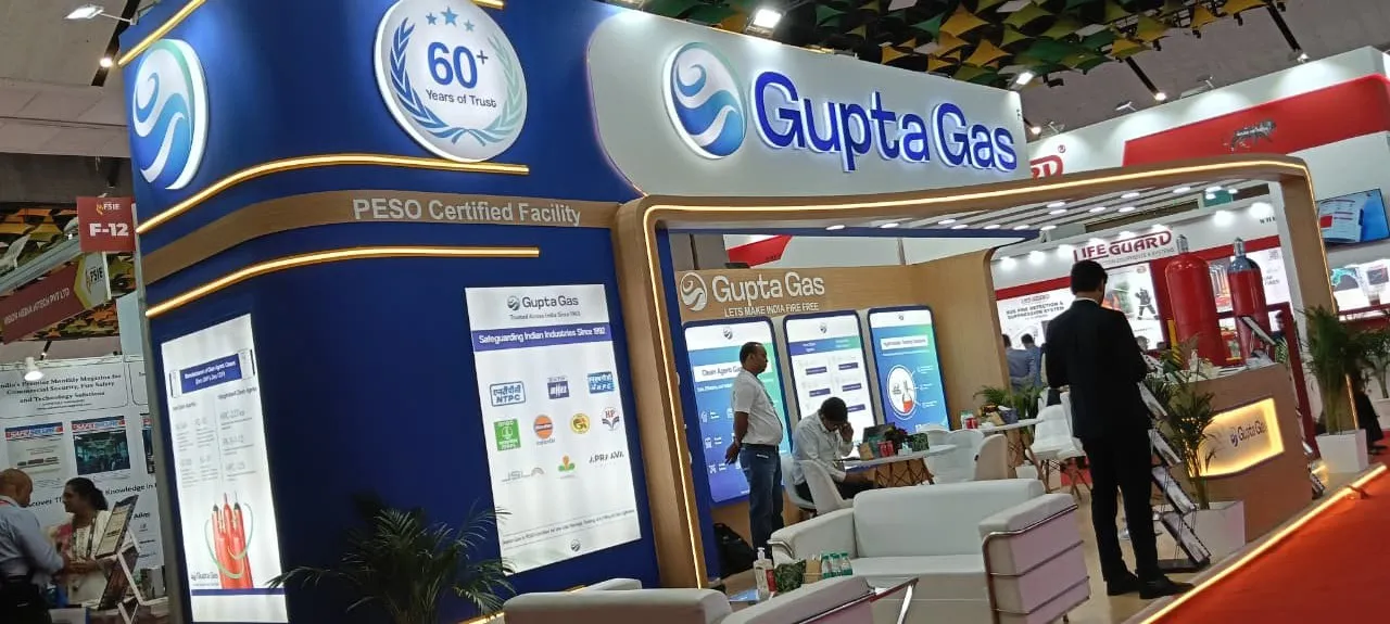 Gupta Gas exhibition stall — view 2