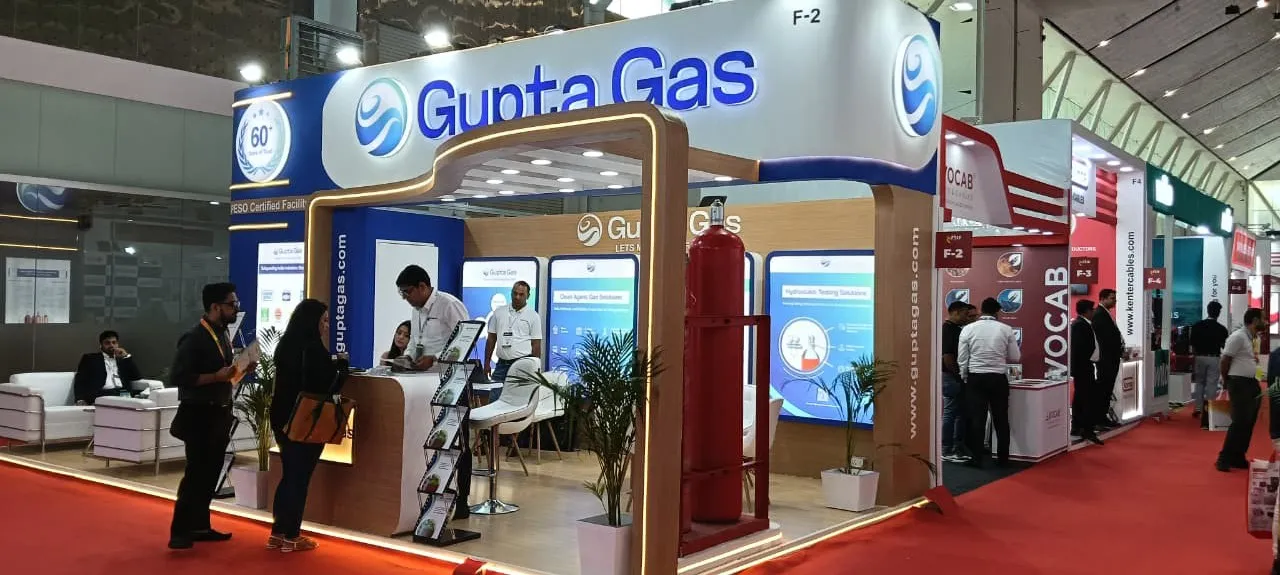 Gupta Gas exhibition stall at FSIE 2025