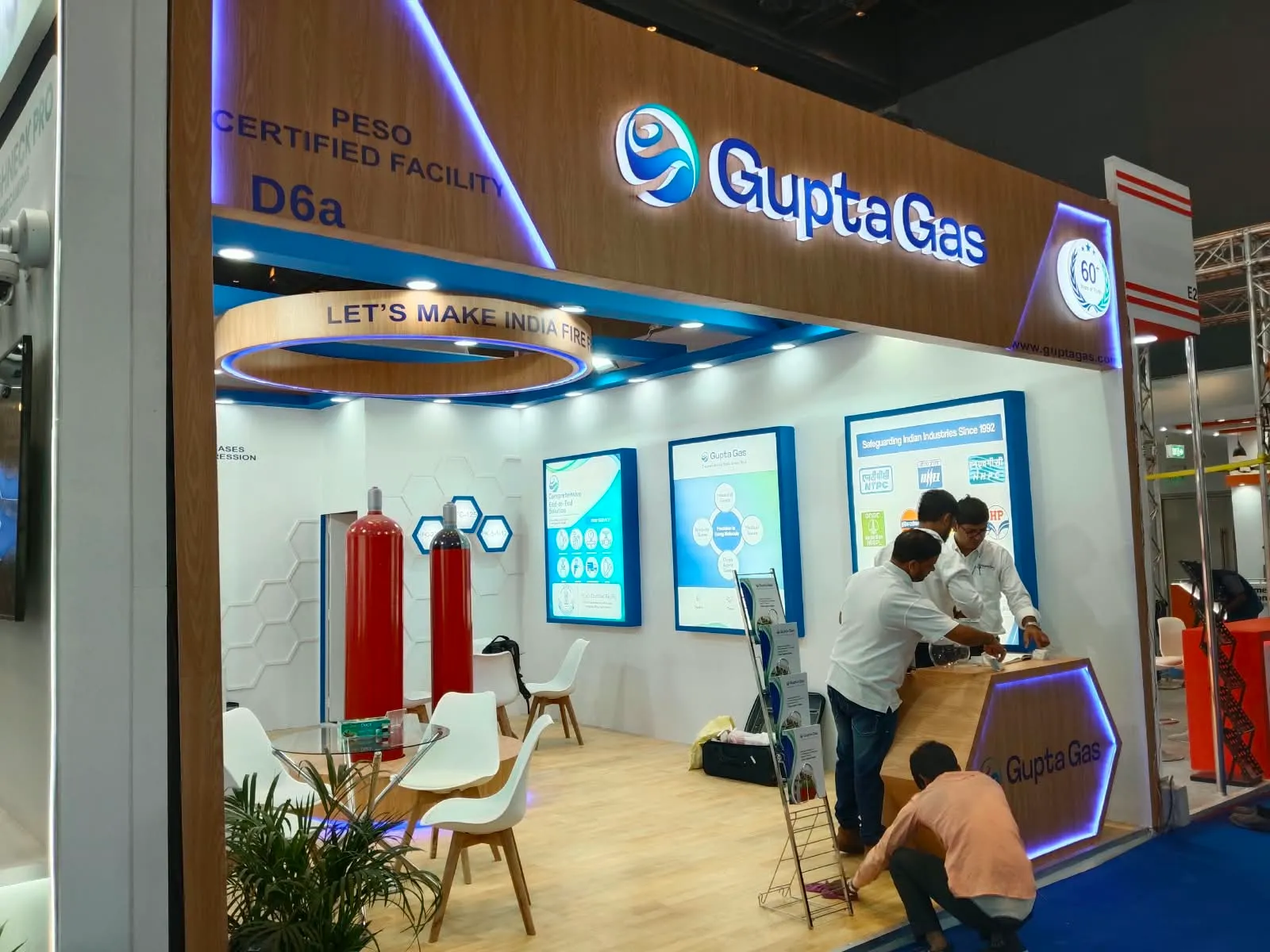 Gupta Gas exhibition stall — view 3