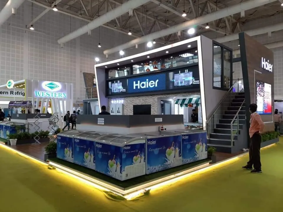 Haier India exhibition stall