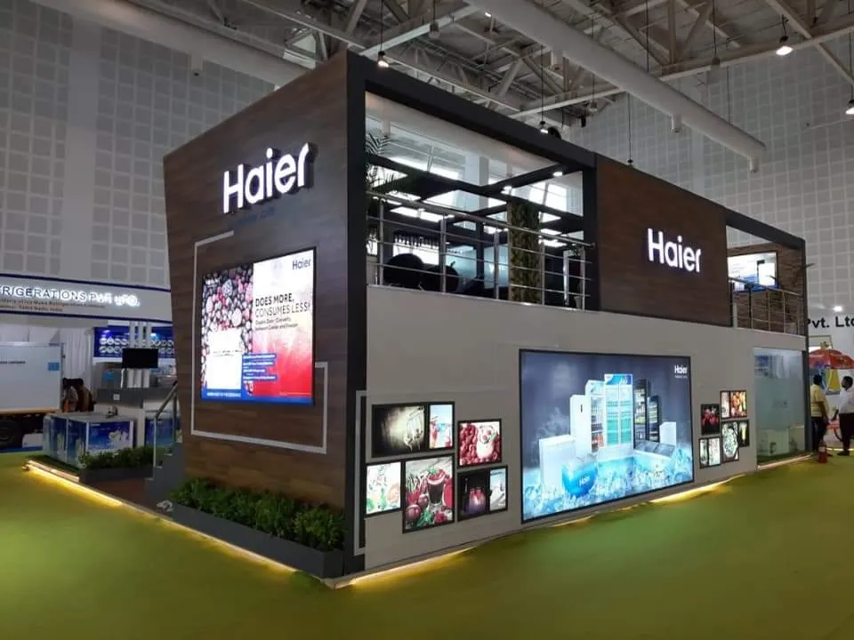 Haier India exhibition stall — view 2