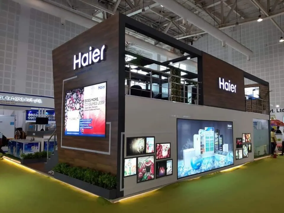 Haier India exhibition stall — view 3