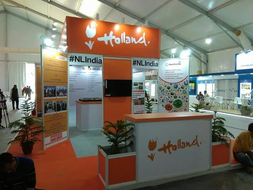 Holland exhibition stall