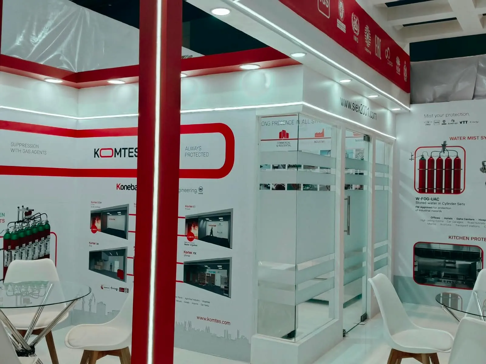 KOMTES (Spain) exhibition stall — view 2