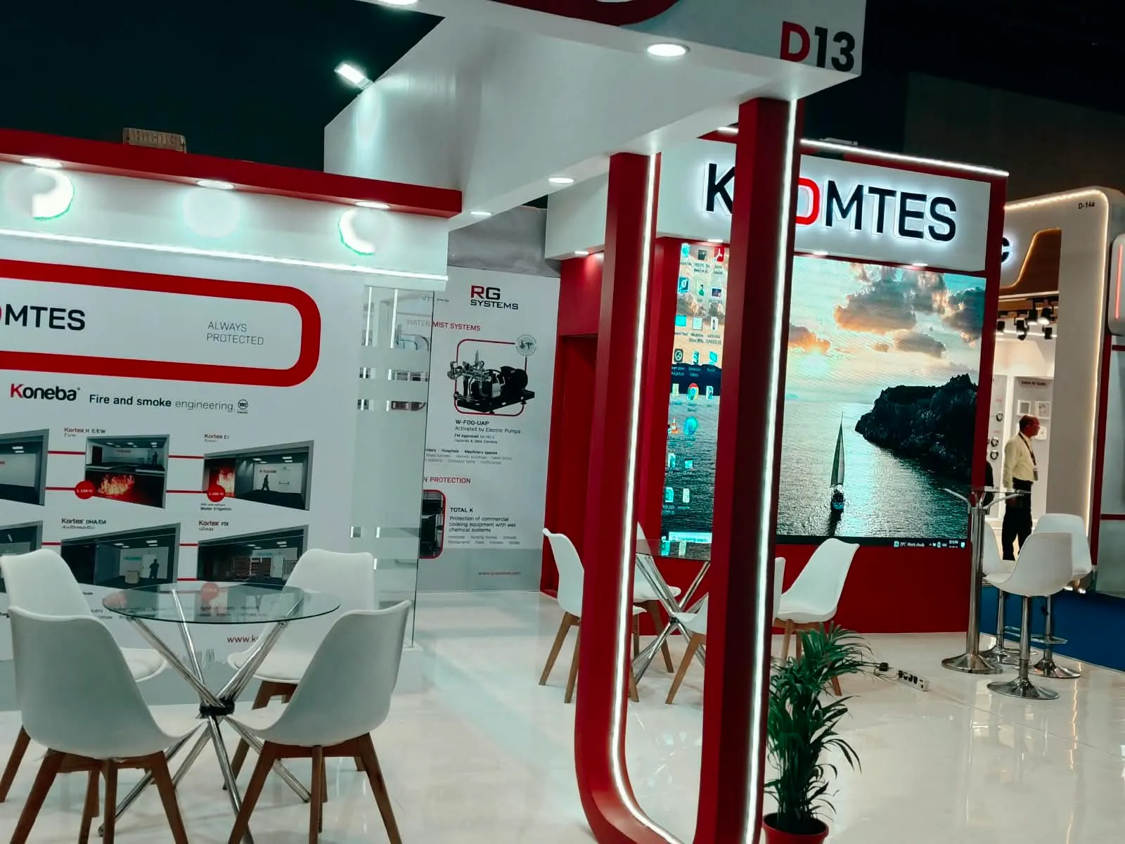 KOMTES (Spain) exhibition stall — view 3