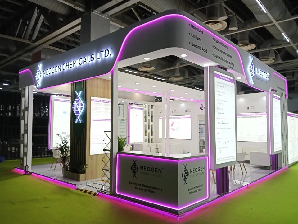 Neogen Chemicals exhibition stall — view 2