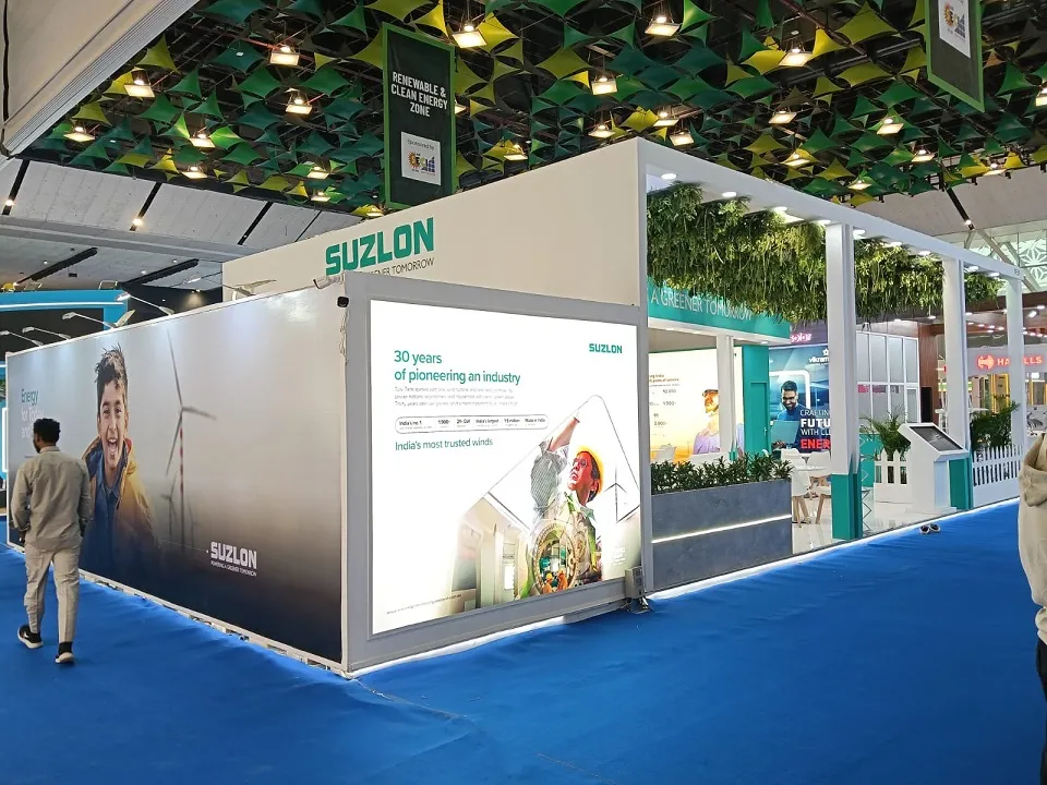 Suzlon Group exhibition stall