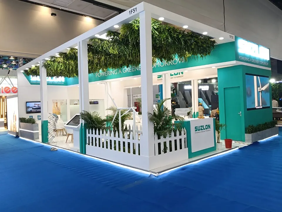 Suzlon Group exhibition stall — view 2