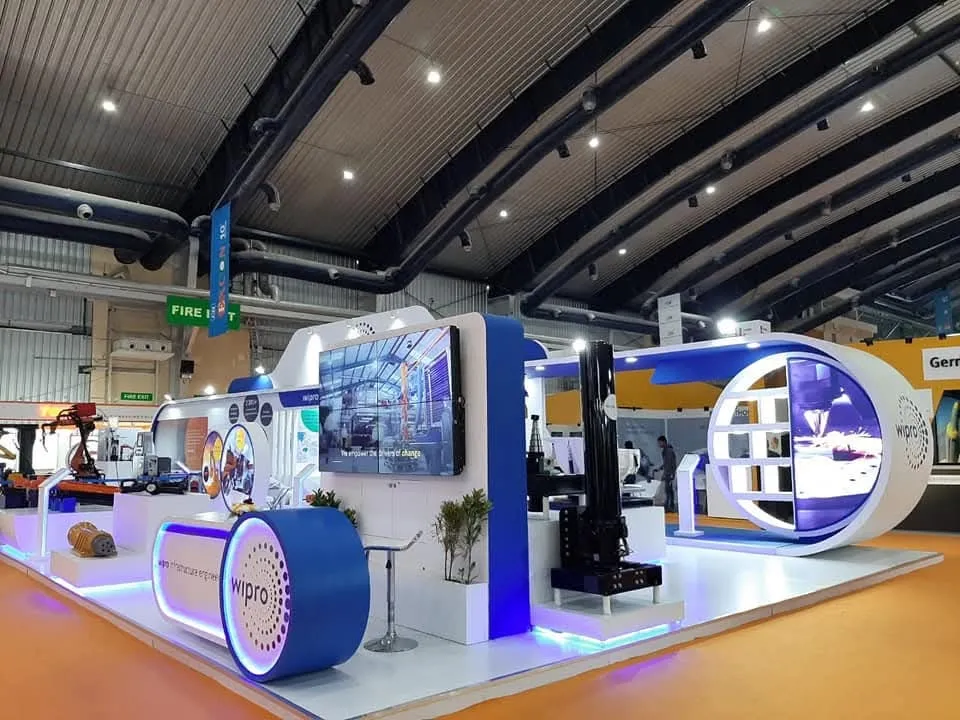 Wipro Limited exhibition stall — view 2