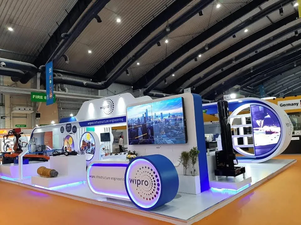 Wipro Limited exhibition stall — view 6